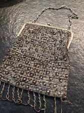 Victorian Metal Beaded Purse