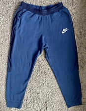 Nike Sportswear Hybrid Blue Tapered Jogger Sweatpants Size Large 