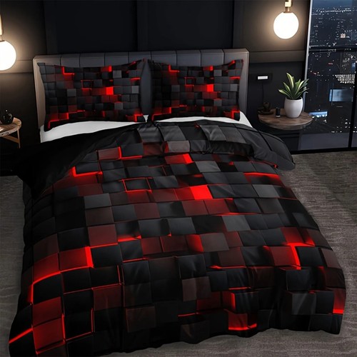 Tartan duvet cover - set, super
