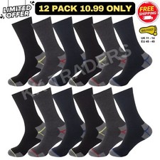 12 Pack 6 & 3 Men's Work Socks