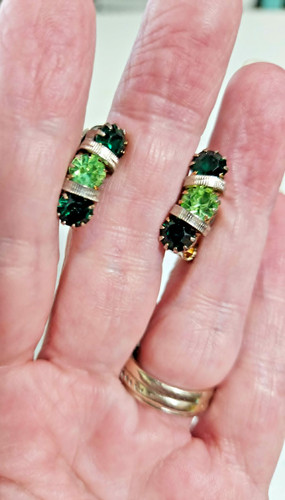 Vintage emerald peridot color - vintage,