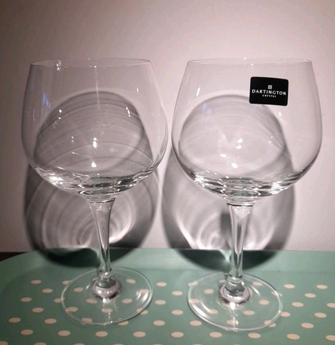 Pair dartington crystal - pair, of