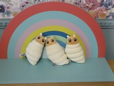 3 Meerkat Meerovo Baby Oleg's Glow Worm Grub Plush Soft Toy 5"