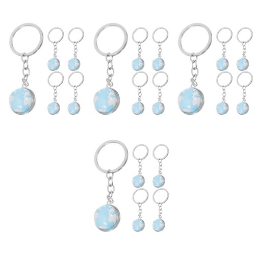Light yellow globe keychains - light,