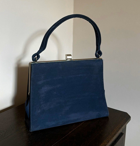 Vintage michael navy - st, suede