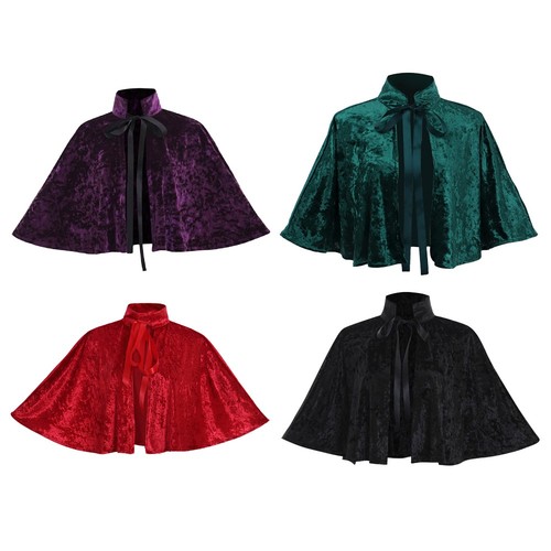 Velvet cape short - velvet, renaissance