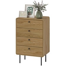 Homcom chest drawers with - chest,
