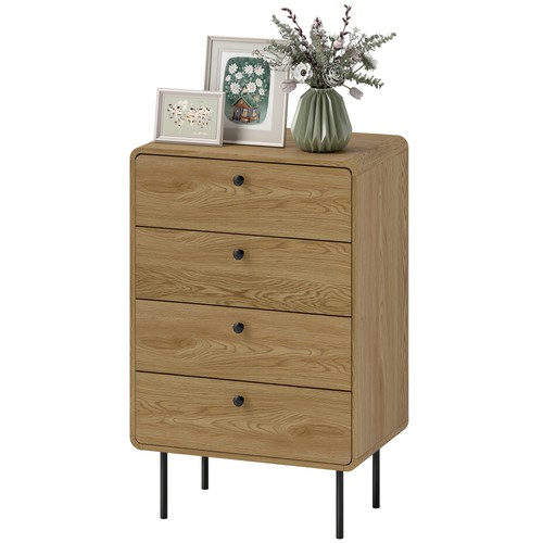 Homcom chest drawers with 4 - homcom,