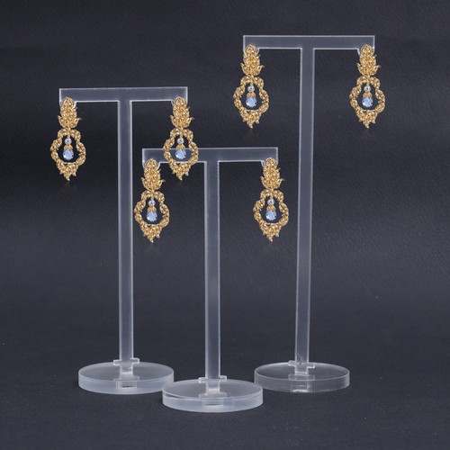 Pcs shape acrylic earrings - 3, t