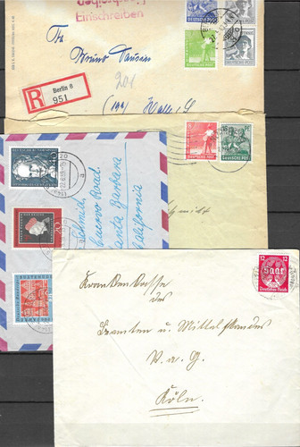 Germany postal history mixed - germany,