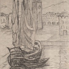 Riva del Garda Sailboat Art