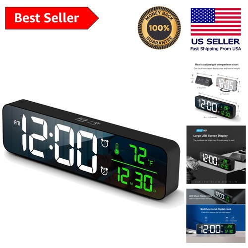 Large led digital alarm - led,