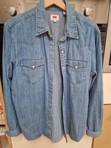 Levis denim shirt mens - levis,