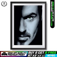 GEORGE MICHAEL WHAM Wall Art Picture Poster Print BUY 2 GET 2 FREE | A1 A2 A3 A4