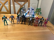 Power Rangers Dino charge 11x Dino charge Evil Aliens Vs Rangers Incl Gold VGC