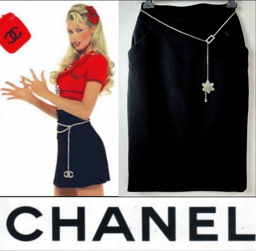 Chanel vintage 1999 black wool - black,