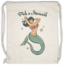 PICK A MERMAID Drawstring Bag