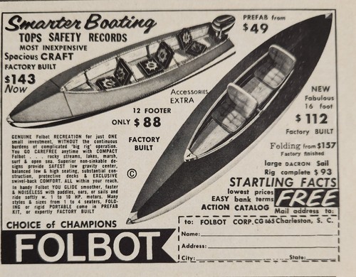 1960s print folbot - print, folding