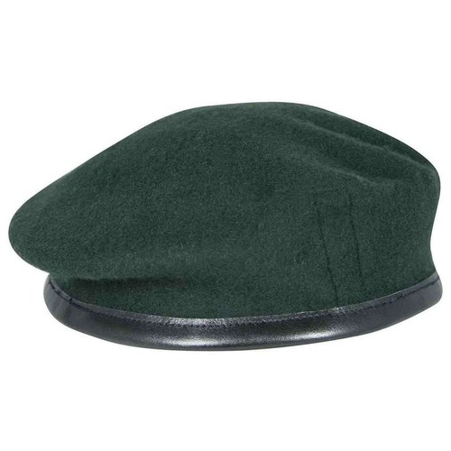 Rifle green beret - silk, lined