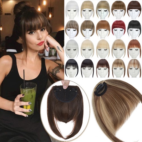 100 natural fringe bangs - natural, clip