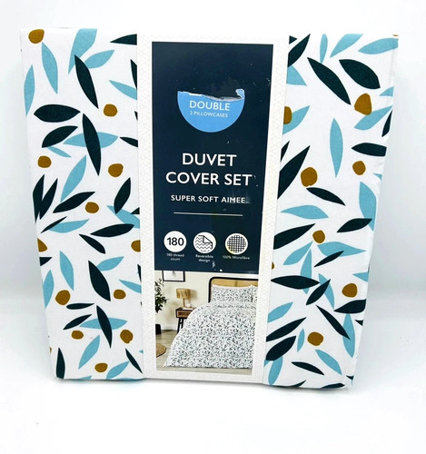 Dunelm double bedding - bedding, –
