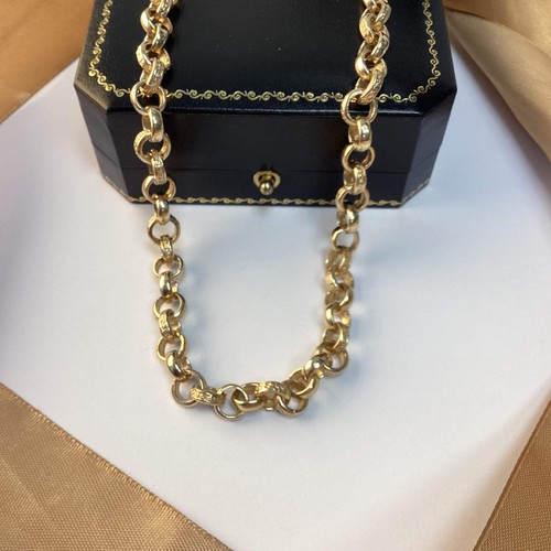 9ct yellow gold patterned - gold,