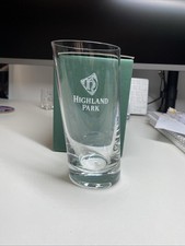 Highland Park Slanted Whiskey Glass. Excellent Condition