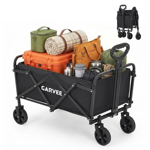 220lb folding garden wagon - 220lb,