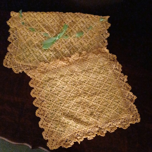 Vintage cream cotton crochet - vintage,