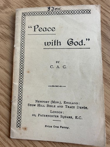 Peace with god - peace,
