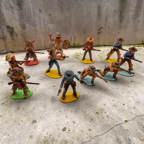 Vintage plastic cowboy - vintage,