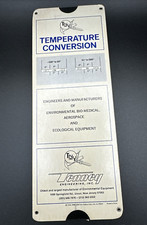 Vintage 1974 Perrygraf Temperature & Relative Humidity Conversion Slide Rule