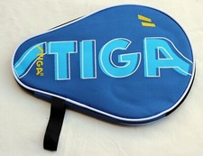 Stiga Table Tennis Racket Case / Bat Cover, Holds 1 bat and 3 balls, New