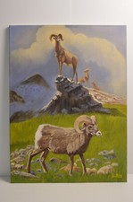 Original Painting Bighorn