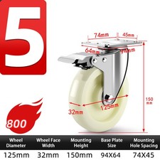 Stainless Steel Nylon Wheels