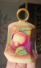 “Aynsley Orchard Gold Bone China Bell – Signed N. Brunt – Excellent Condition”