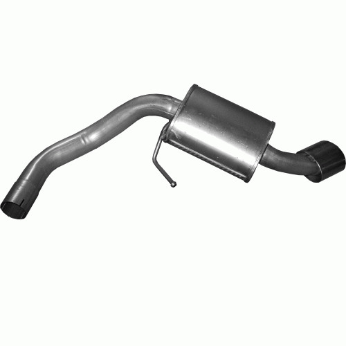 Exhaust rear silencer - silencer, for