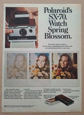 Polaroid SX-70 Camera Original UK Press Advert 1976