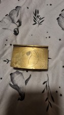 Brass Box With Hand Etched