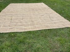 Reversible Natural Oka Seagrass Rug - In Good Condition
