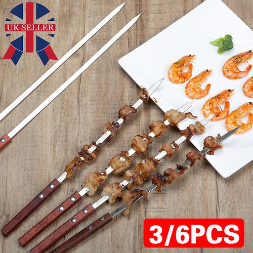 12x large barbecue skewers - barbecue,