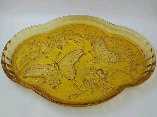 Vintage sowerby amber glass - vintage,