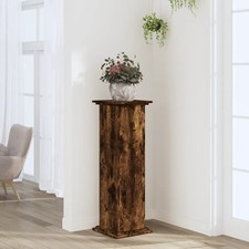WALPLUS Plant Stand Smoked Oak