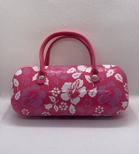 Sunglasses Case Pink & White