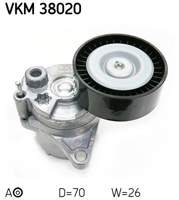 Belt set skf vkm - 38020, for