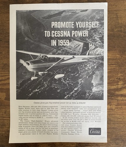 1959 cessna 182 180 skylane - 1959,