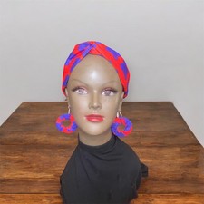 Twisted Headband with Elastic African Fabric Ankara Headscarf Head Tie Gift Idea