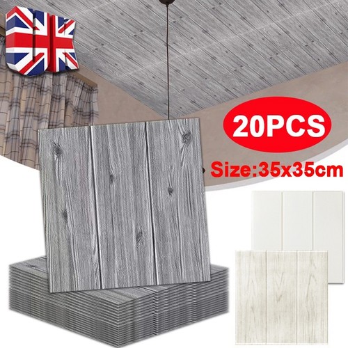 20x wood tiles ceiling panel - 20x,