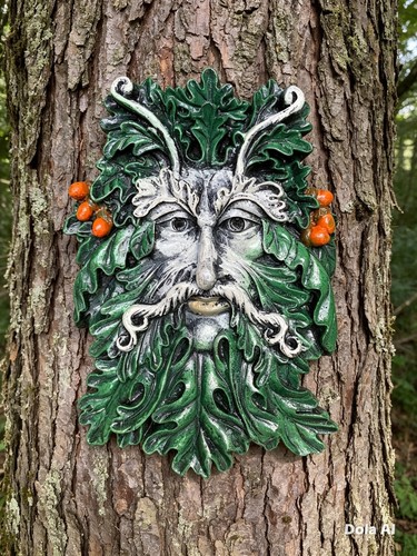 Oak green man the woods - oak, of