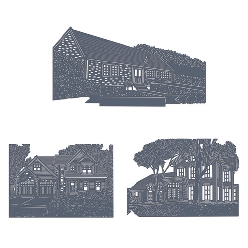 Villa village house metal - villa,